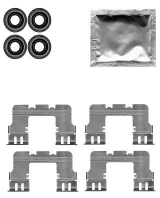 HELLA PAGID Tarvikesarja, jarrupala 8DZ 355 204-771